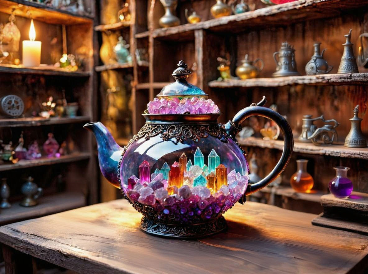 Mystical Teapot  by @kennawt
