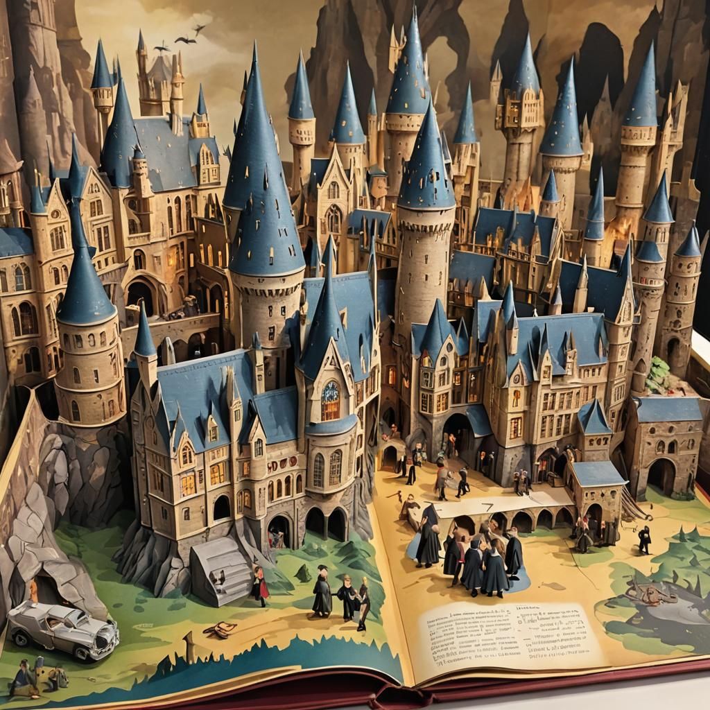 Pop up book about harry potter   by @Mauricio Psy
