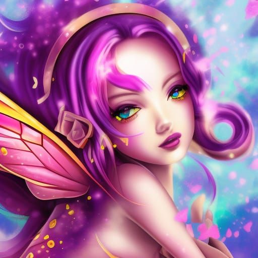 adorable butterfly girl - AI Generated Artwork - NightCafe Creator