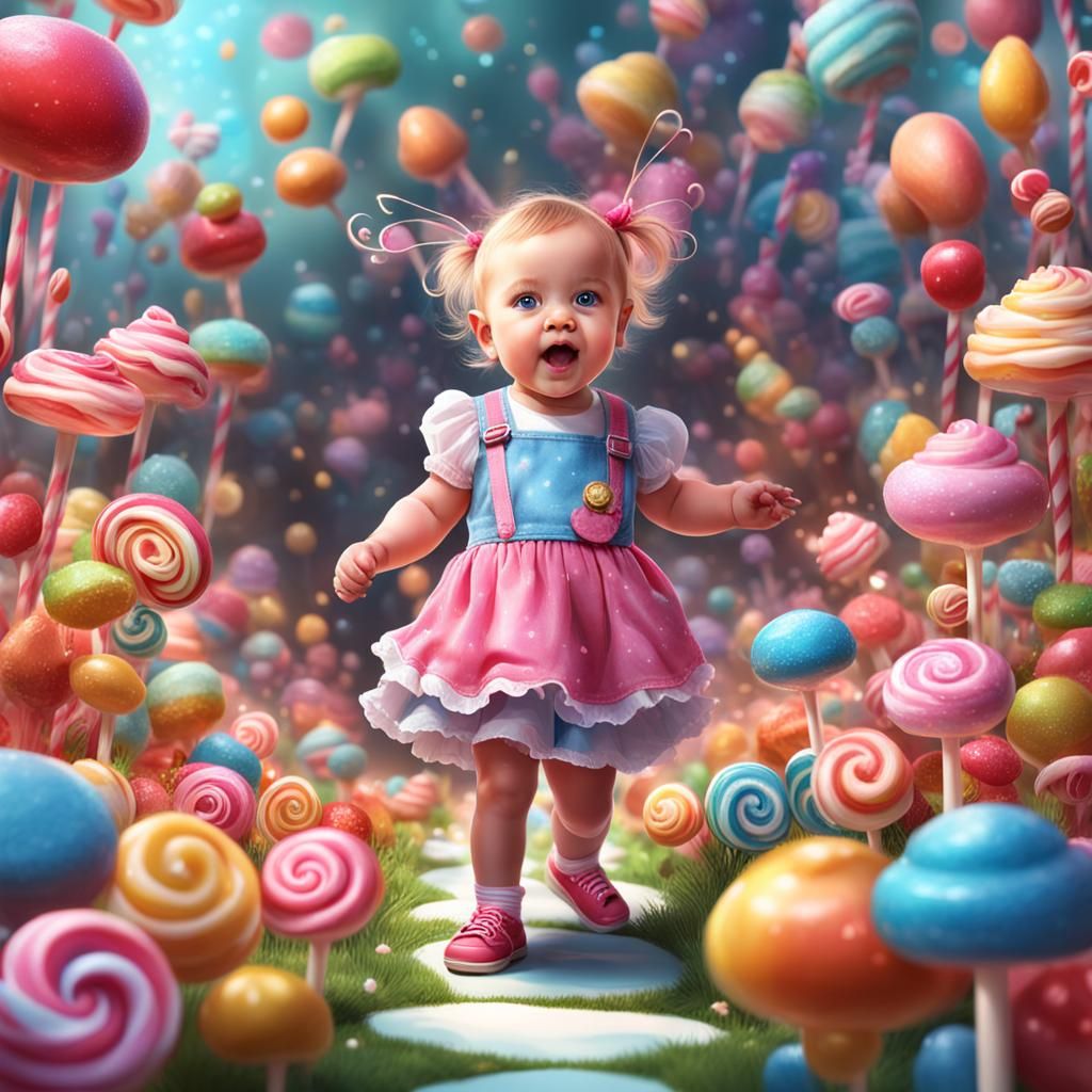 Baby girl in wonderland 👼🪷