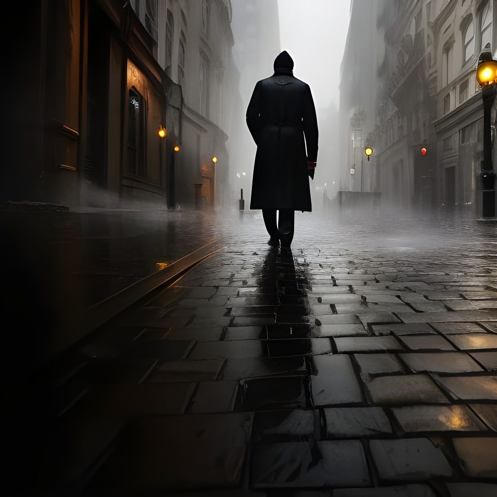 Alone in the dark city  by @David Gotet