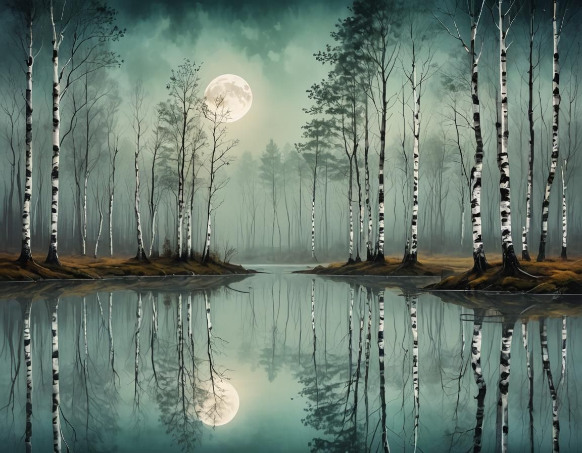 Birch Lake  by @nafri