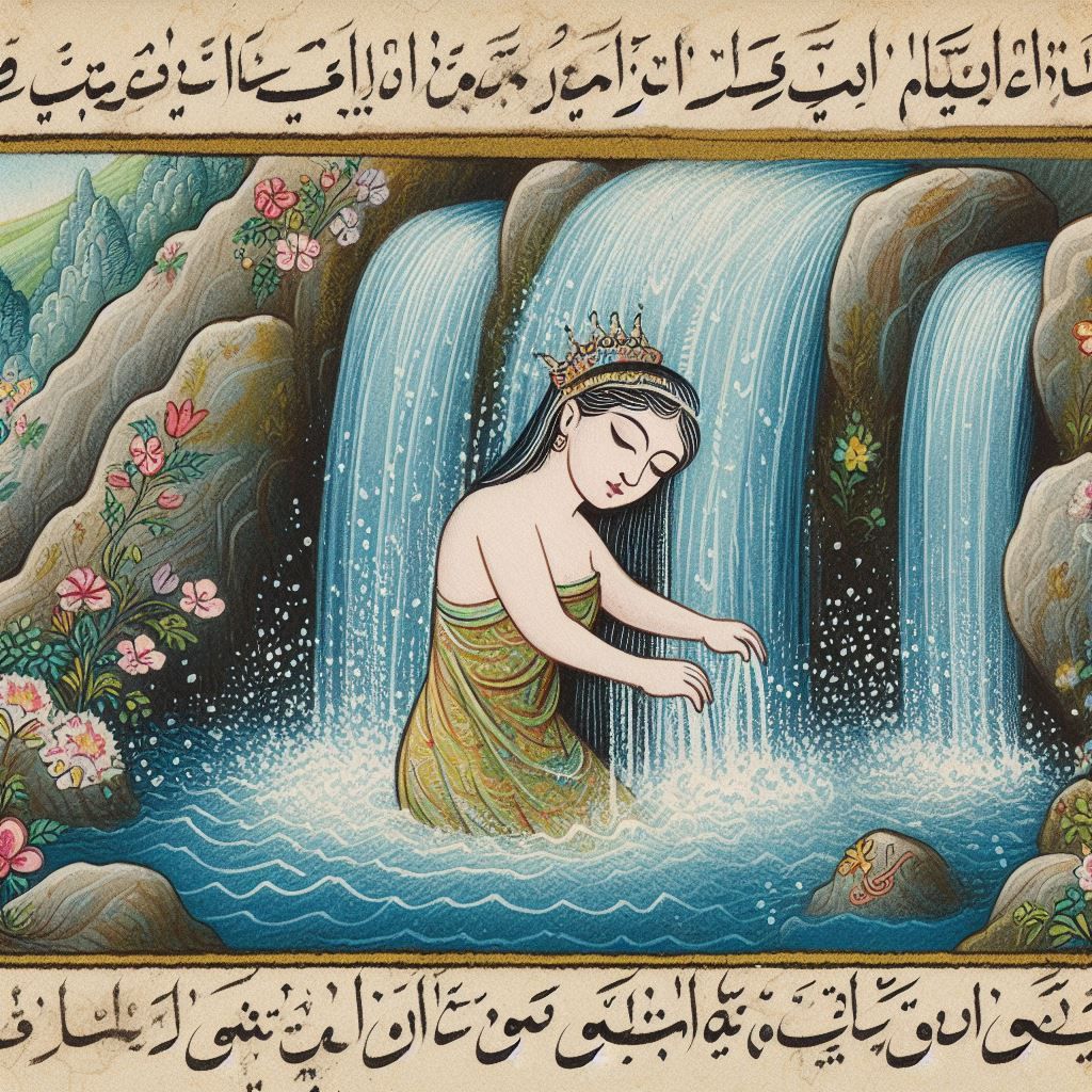 Medieval Persian miniature.