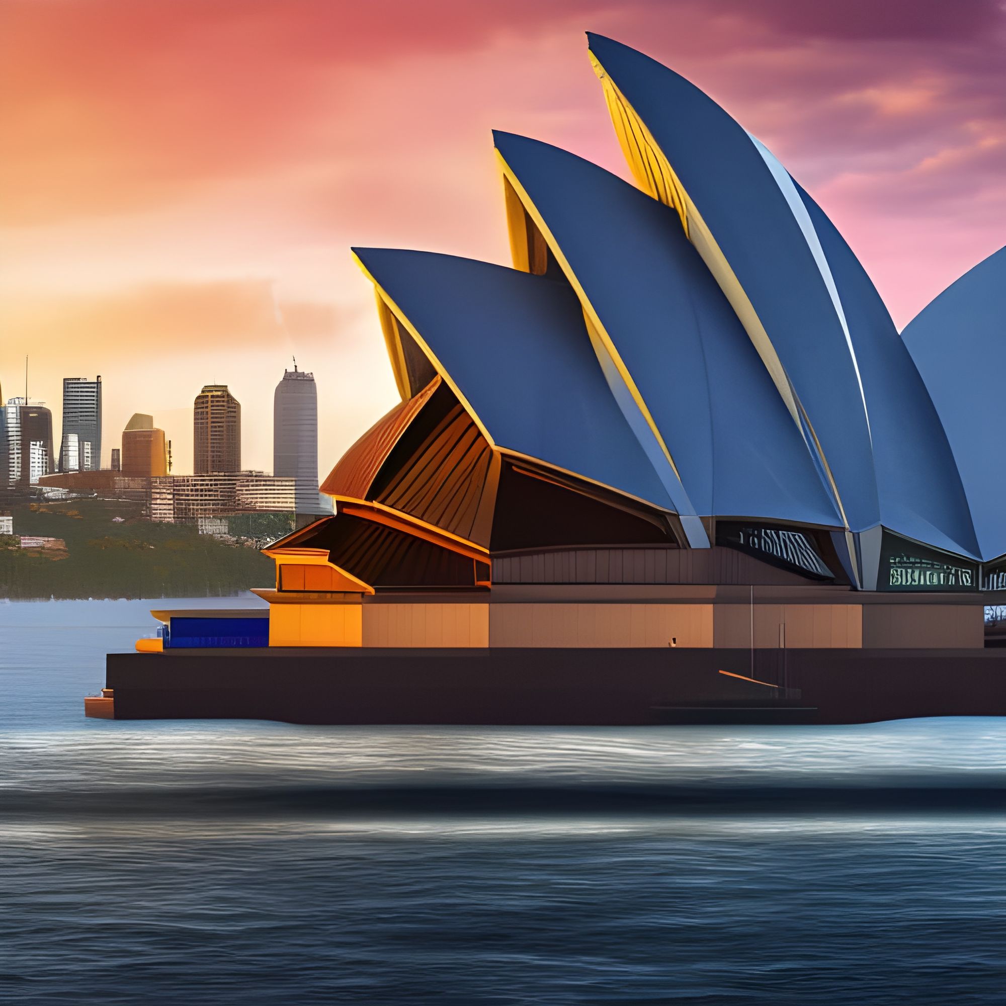 Sydney Opera House | Australia - AI Generated Artwork - NightCafe Creator