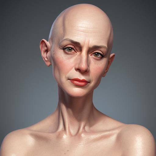 Completely hairless. - AI Generated Artwork - NightCafe Creator