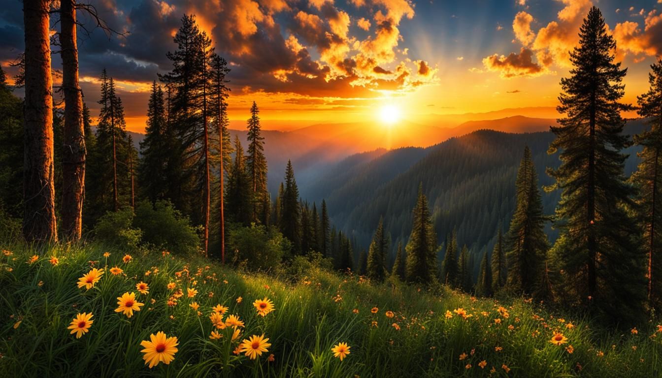 Beautiful spring morning