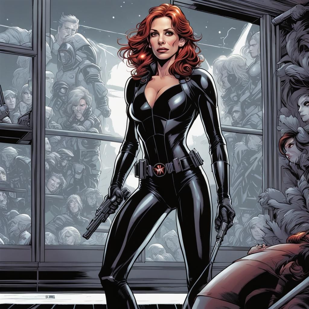 Julia Roberts as Black Widow