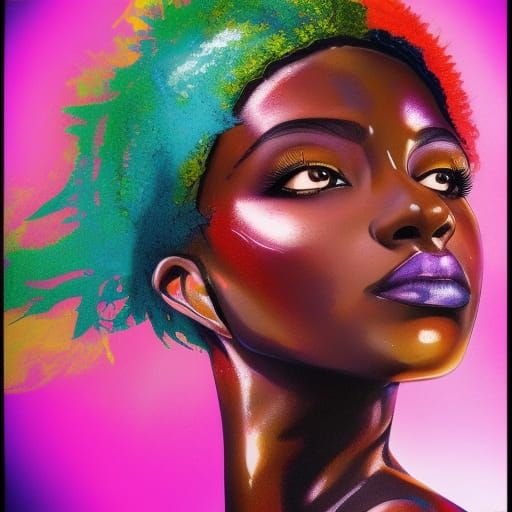 Black woman - AI Generated Artwork - NightCafe Creator