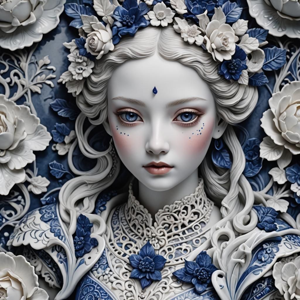 Porcelain Girl  by @Tabata Giugni