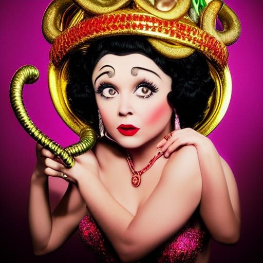 Betty Boop as Medusa