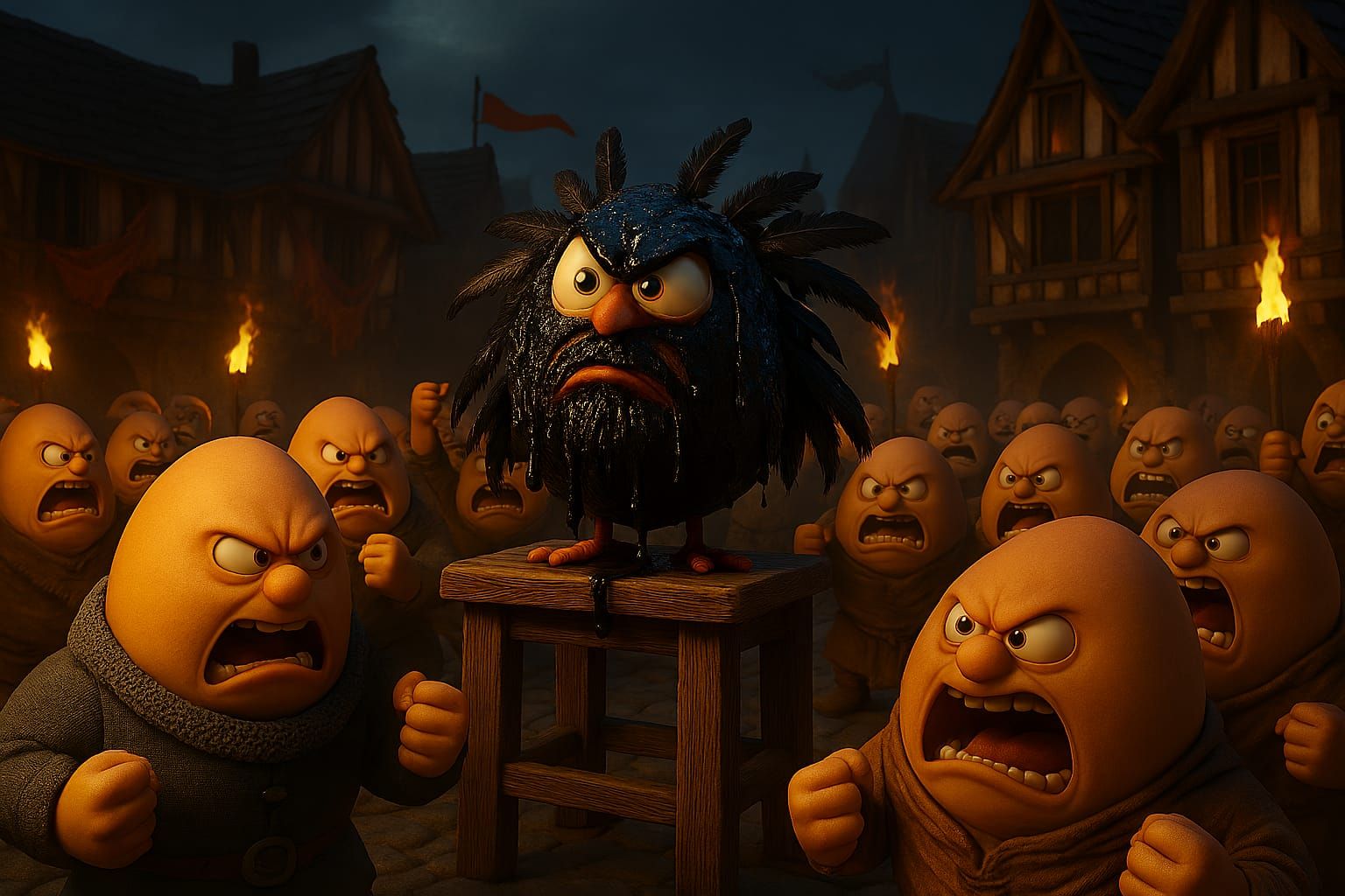 Angry Eggs [60] Tarred & Feathered