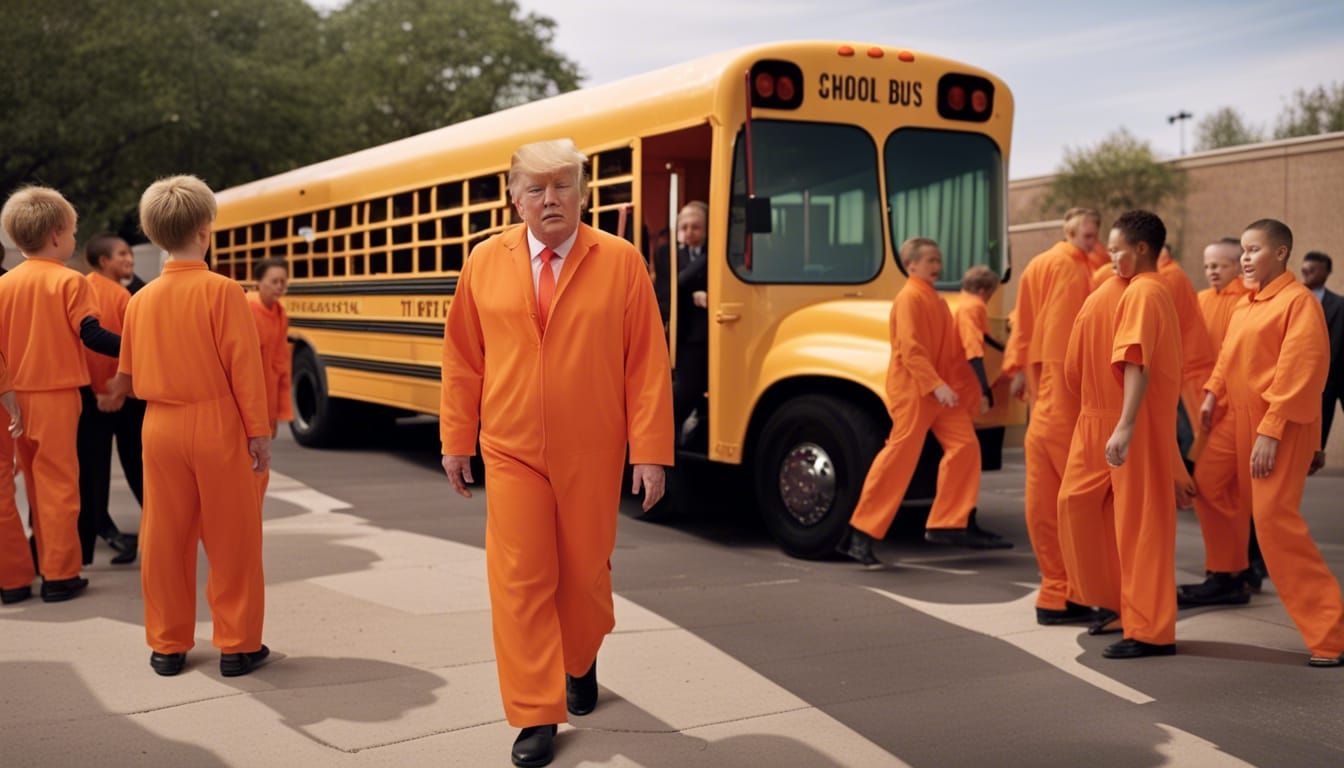 Monster Arrives for 1st Day at New Kind of School