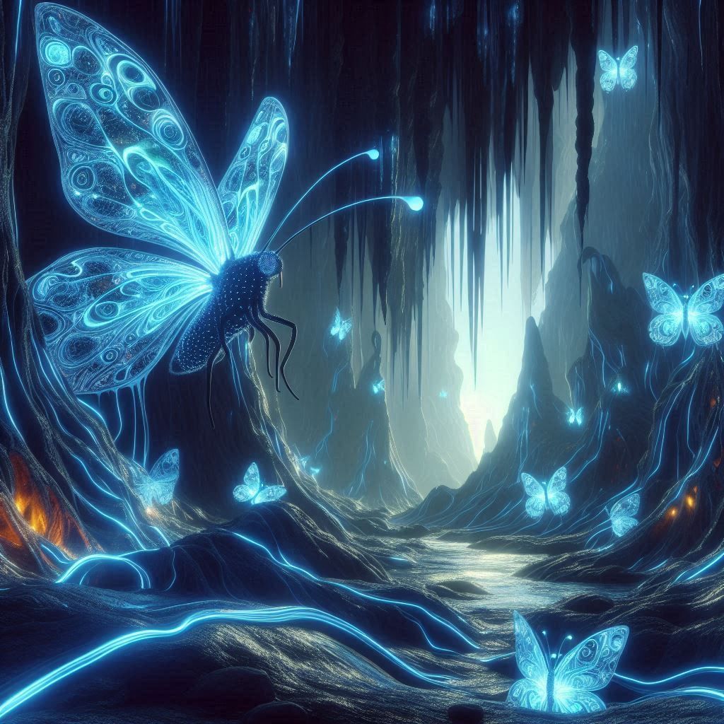 Poisonous Cave Butterfly