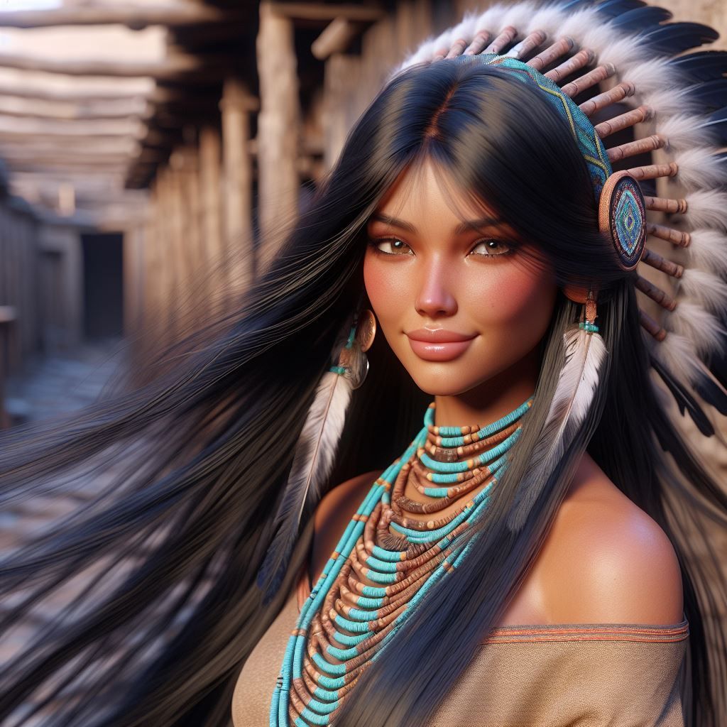Native American Woman of the Hopi Nation
