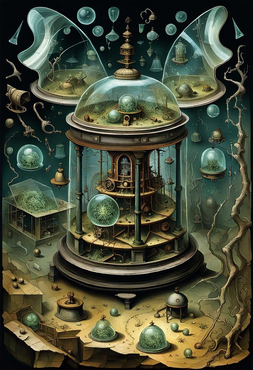 The Bell Jar Worlds of Hieronymus Bosch