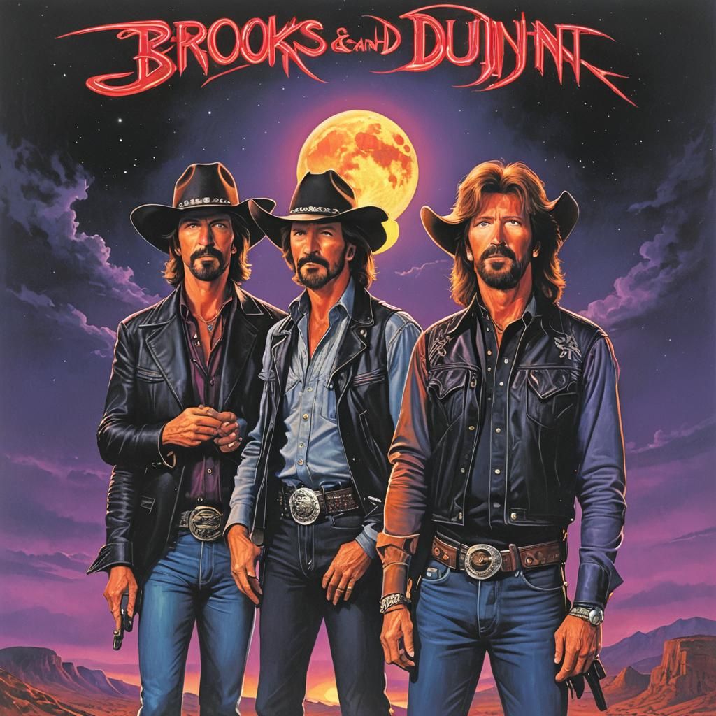 Brooks and dunn neon moon album cover