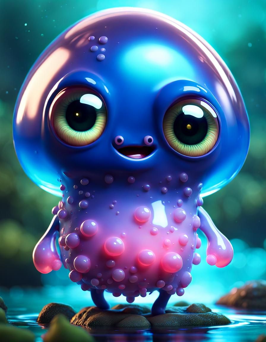 Weird cute blob - AI Generated Artwork - NightCafe Creator