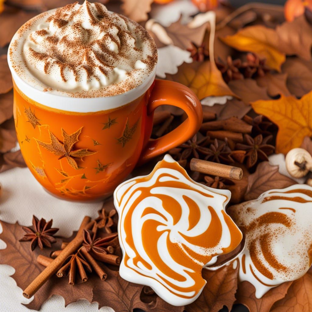 Fall time is coming! Pumpkin spice latte. SHOUTOUTS