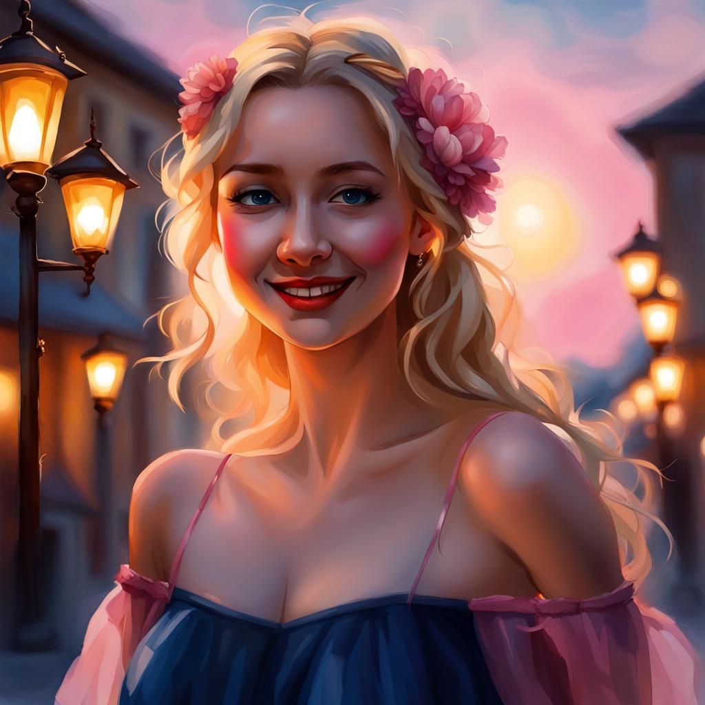 Czech Girl Portrait - AI Generated Artwork - NightCafe Creator