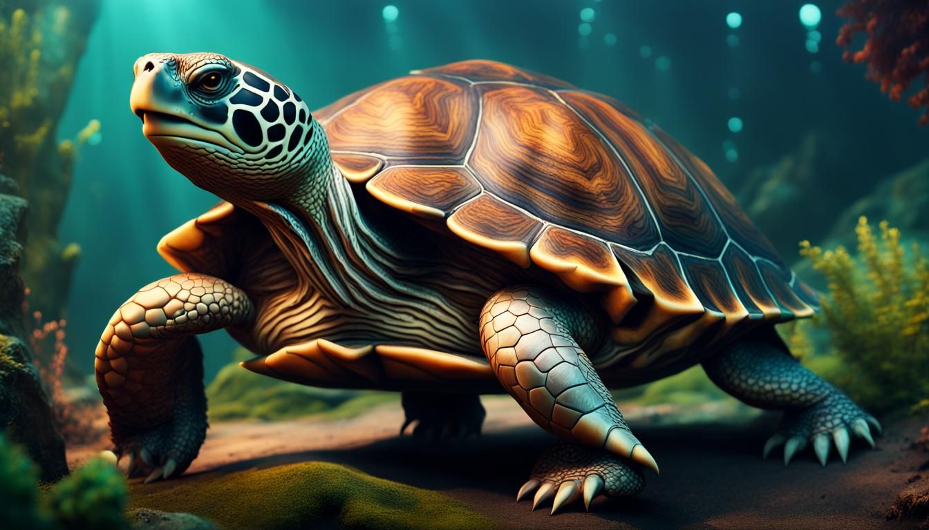 The combination of Turtle + Leo to create a new but incredibly ...