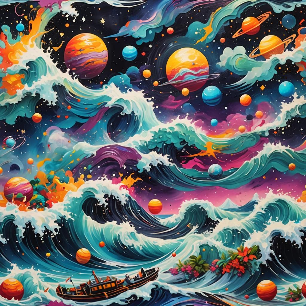 Tropical Outer Space Dreamscape