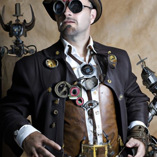 Steampunk Knight (Dall-E) - AI Generated Artwork - NightCafe Creator