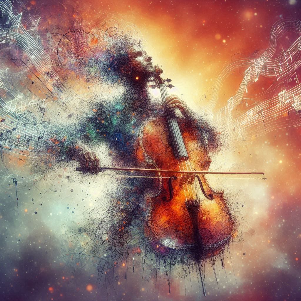 double exposure beautiful fantasy DALL-E 3 portrait landscap...