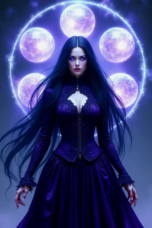 Amethyst, queen of the moon,