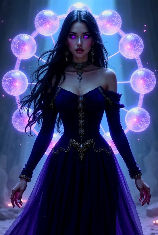 Amethyst, queen of the moon,