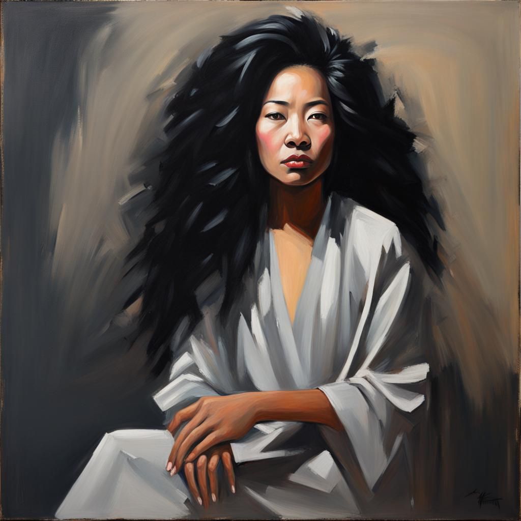 modern acrylic painting