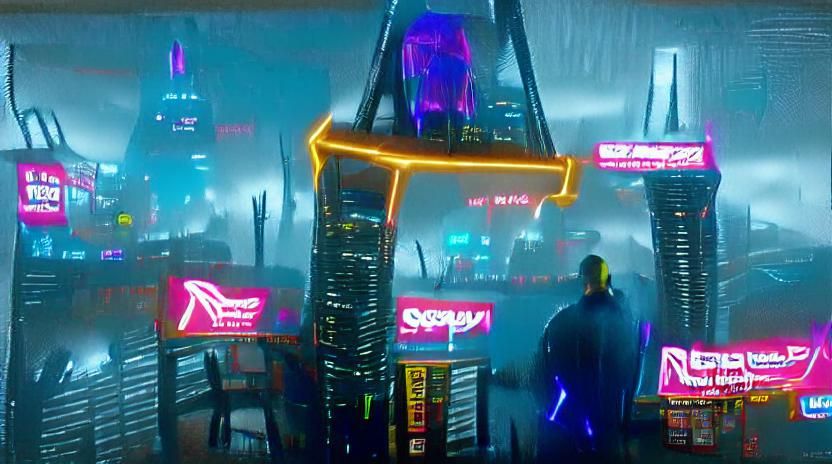 Dark City Scape