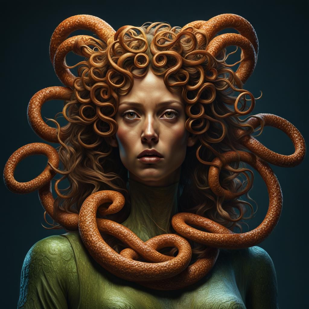 Greek Goddess Medusa - AI Generated Artwork - NightCafe Creator