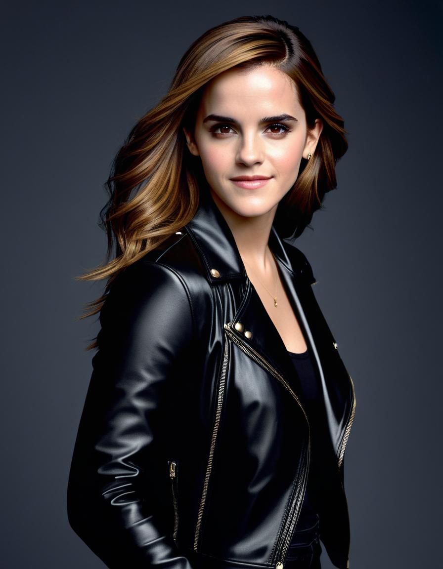 Emma Watson ultrarealistic face, 30 years old, long hair ...