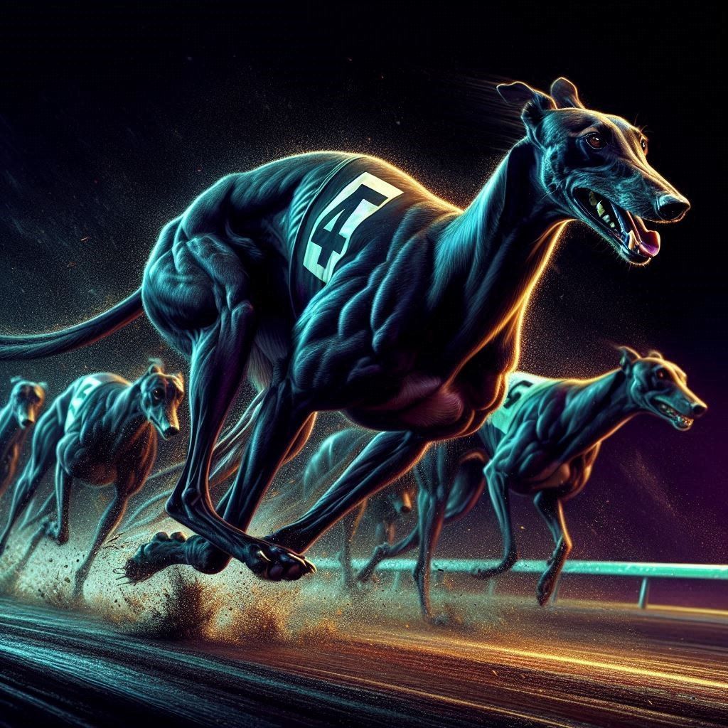 greyhound racing  by @gladiator