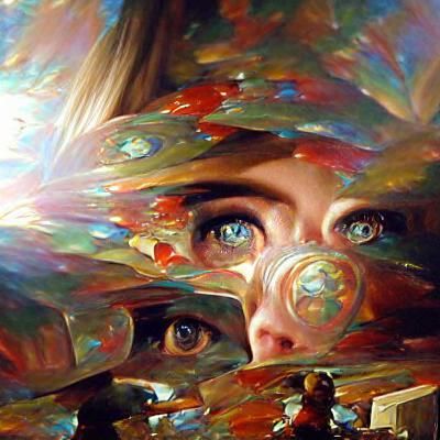 The girl with the kaleidoscope eyes