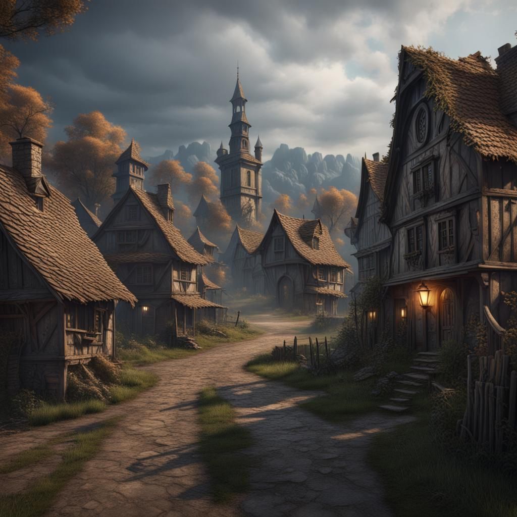 Haunted country side village