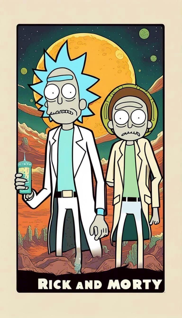 Rick And Morty - AI Generated Artwork - NightCafe Creator