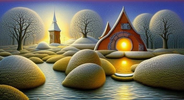 Winter on Jabberwocky River