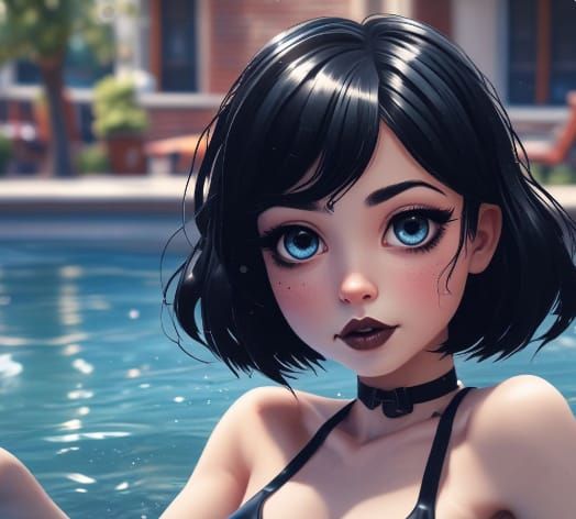 Goth Girl Summer🖤🏖