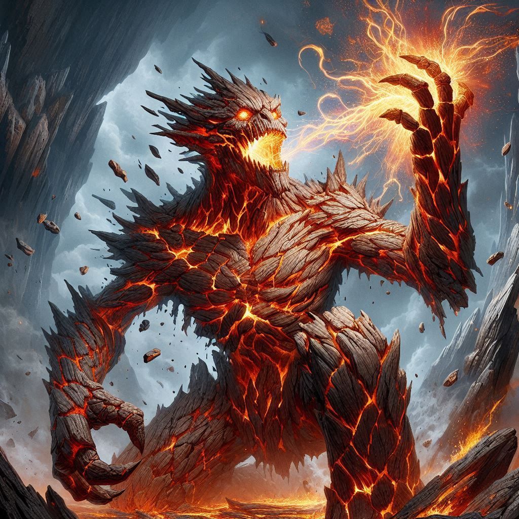 Golem of fire
