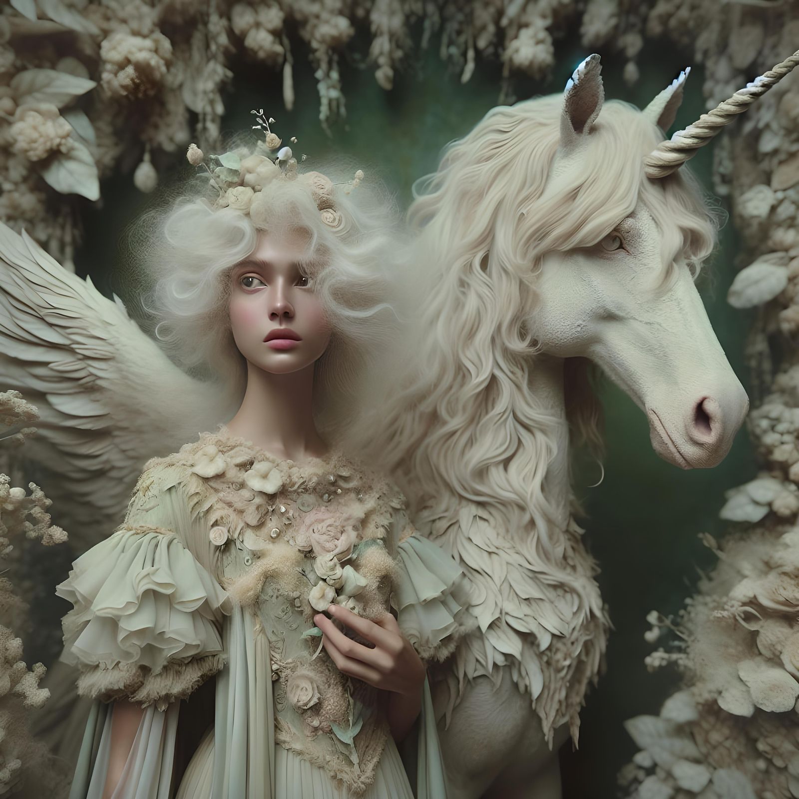 The Maiden who Trains the Unicorns. - AI Generated Artwork - NightCafe ...