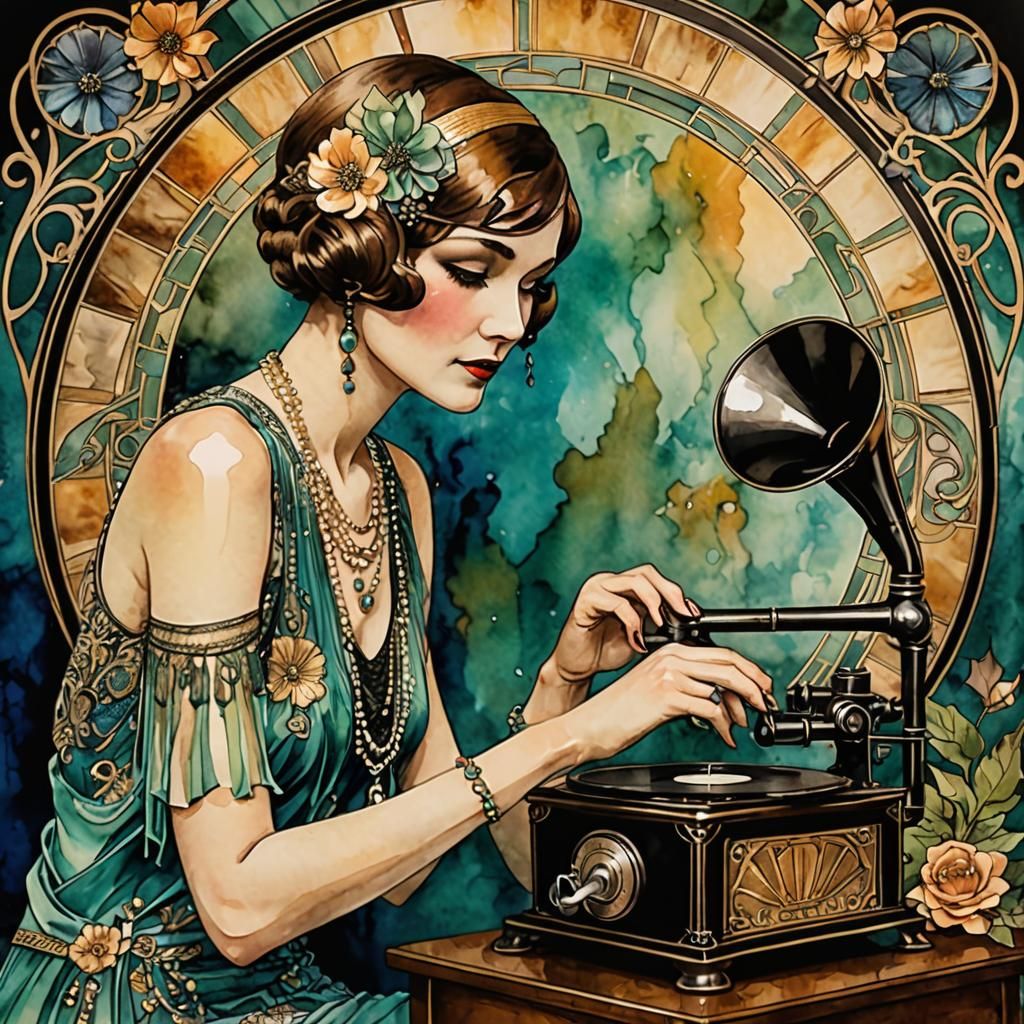 Vintage Technology - 1920’s Phonograph   by @GiGi