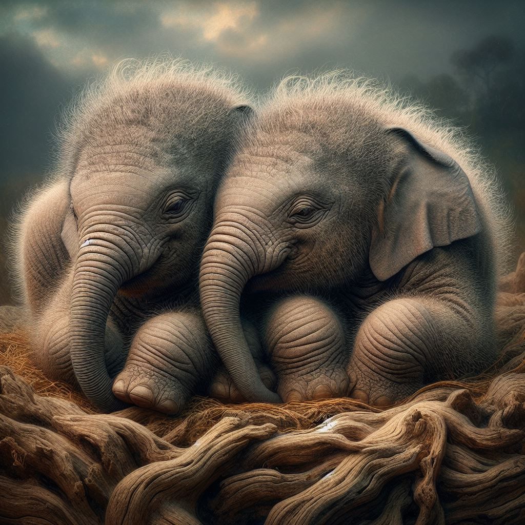 Babar and Bella - Taking a Nap