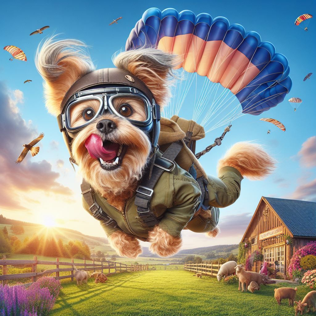 "Incoming!!!!!!!!!!" (Air Mutts 4)
