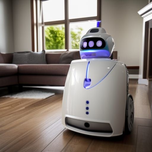 house cleaning robot - AI Generated Artwork - NightCafe Creator