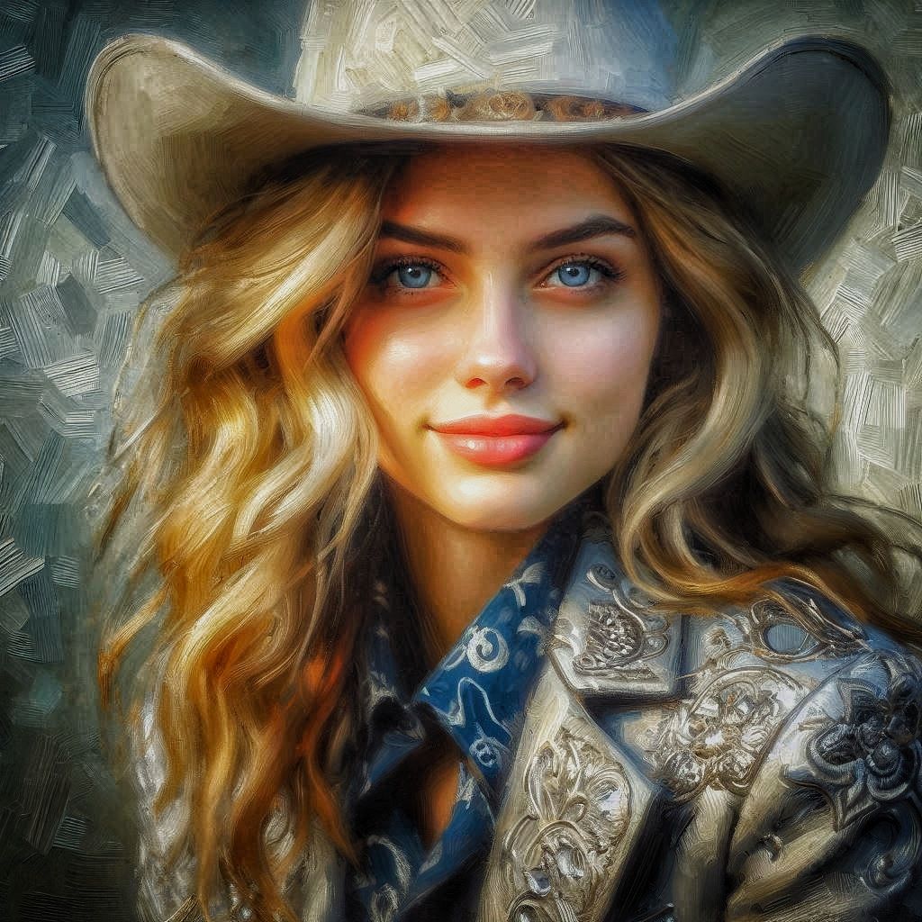 Lovely cowgirl