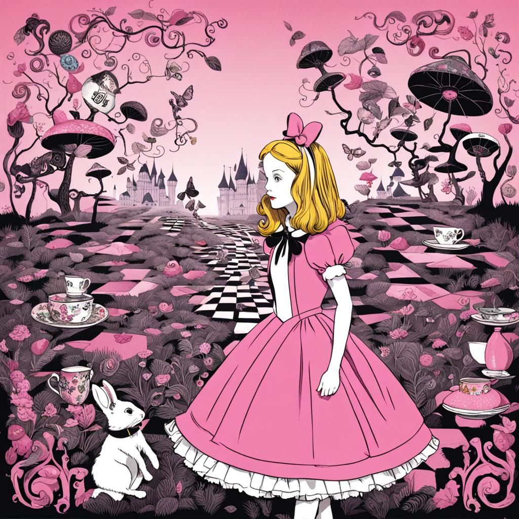 Alice In Wonderland, Pretty In Pink