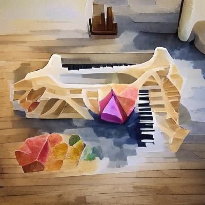 Low poly Piano