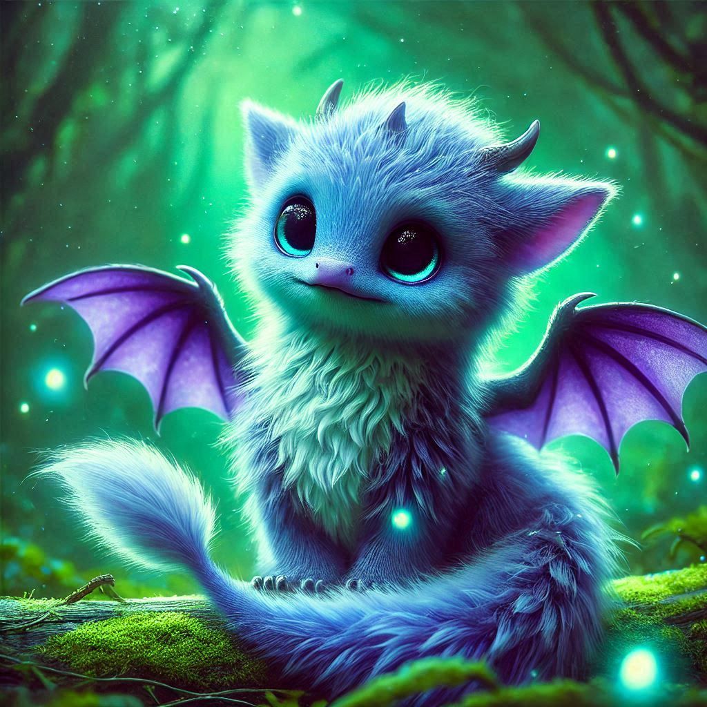 cute baby dragon.
