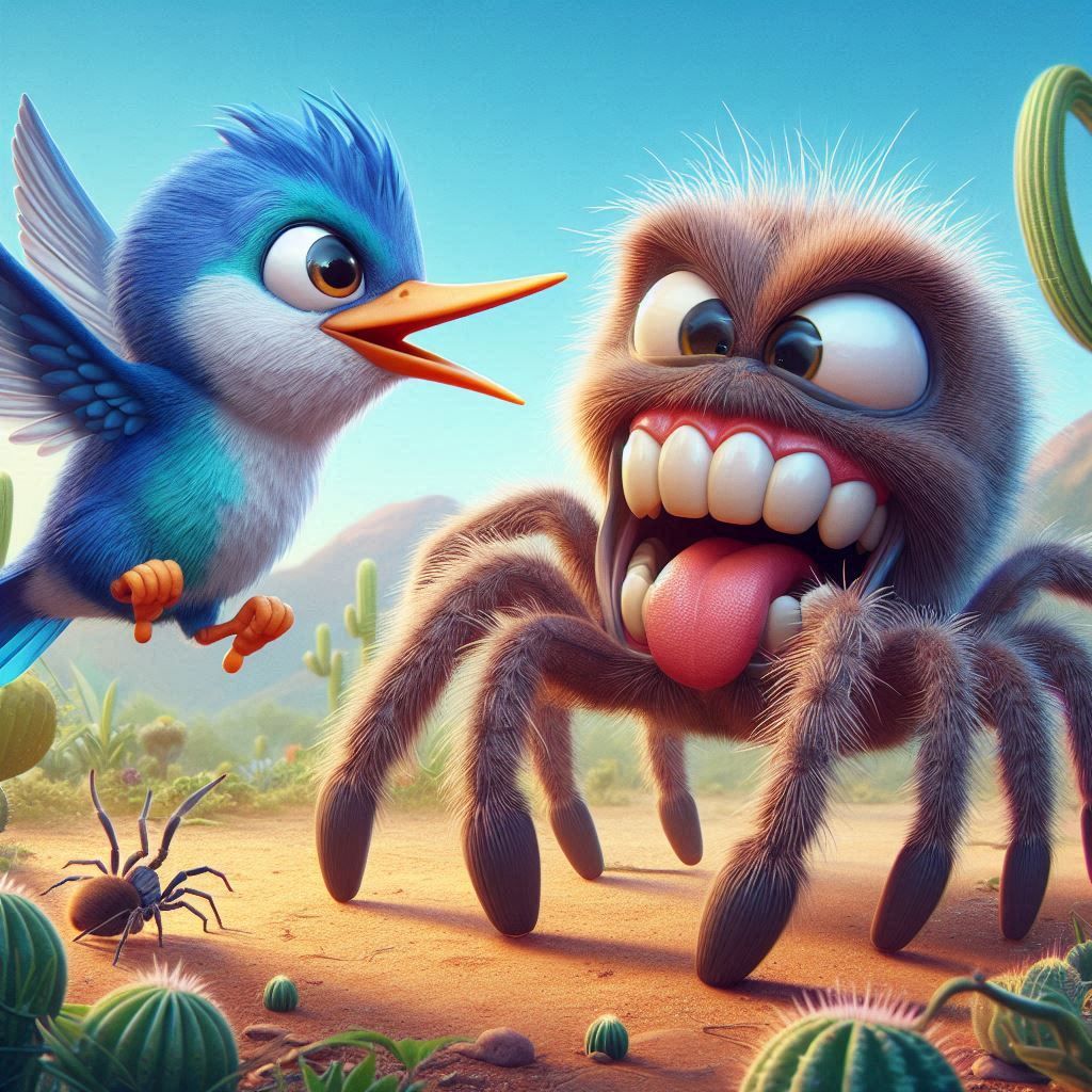 hummingbird VS tarantula